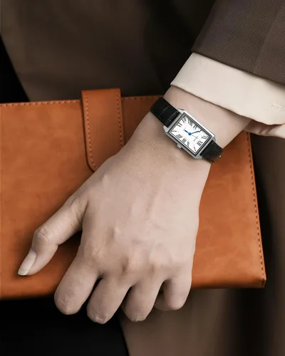 Vista 3 de Reloj clásico de cuarzo para mujer, elegante y resistente, con correa de piel de vacuno, perfecto para cualquier ocasión