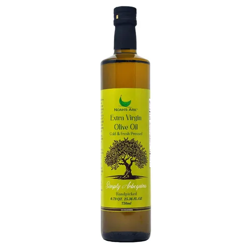 Vista 16 de Aceite de oliva virgen extra prensado en frío y fresco Arbequina de Noah's Ark Origen único, alto polifenol - 3L/101 oz