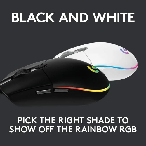 Vista 7 de Logitech G203 RGB - Mouse cableado para videojuegos