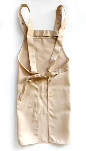 Vista 2 de Chef Apron Bib Apron with 2 Large Pockets Adjustable Neck Strap Kitchen Apron Cooking Apron Stripes Baking Apron
