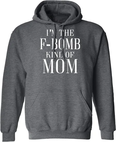 Vista 9 de zerogravitee Sudadera con capucha para adulto con texto en inglés "I'm the F-Bomb kind of Mom