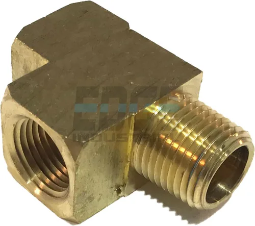 Vista 6 de Brass Street TEE 1/2" NPT combustible/aire/agua/aceite/gas WOG (cantidad 10)