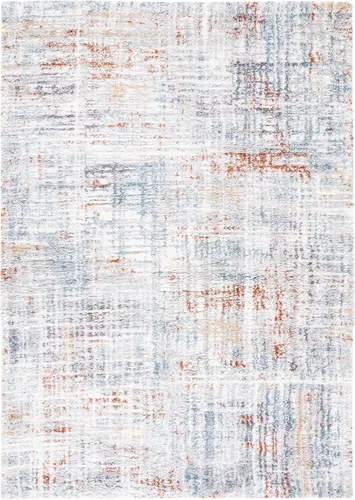 Vista 19 de SAFAVIEH Berber Shag Collection - Alfombra de pasillo, 2 pies 3 pulgadas x 6 pies, azul óxido y marfil, no desprende pelusa y de fácil cuidado, 1.25