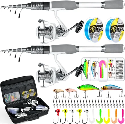 Vista 12 de Ghosthorn Telescopic Fishing Rod and Reel Combo Spinning Fishing Pole Kit