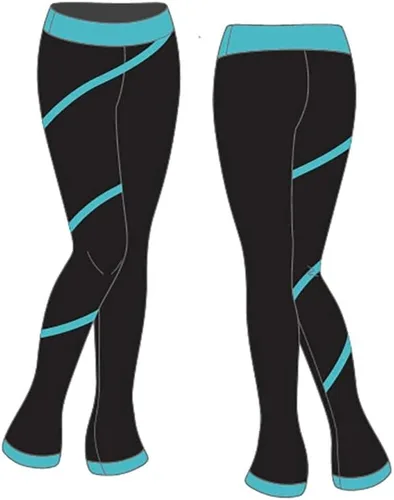 Vista 13 de ChloeNoel P06 - Pantalones de patinaje artístico en espiral