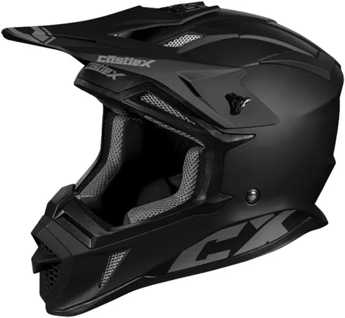 Vista 7 de Castle X CX200 - Casco de moto Sector (Negro - Pequeño)