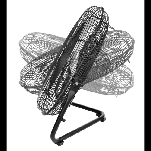 Vista 7 de El ventilador de piso de 20" y el soporte de pared ofrecen un flujo de aire de alta velocidad para un motor de aire, garajes, hogares o lugares