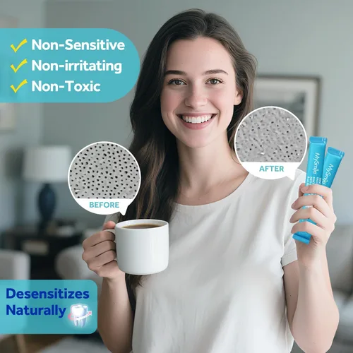 Vista 5 de MySmile - Enjuague bucal para dientes sensibles, lavado bucal nano hidroxiapatita, tamaño de viaje, sin flúor ni alcohol, remineralizante para mayor