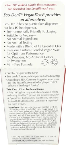 Vista 2 de Eco-Dent Veganfloss Premium Hilo Dental Canela