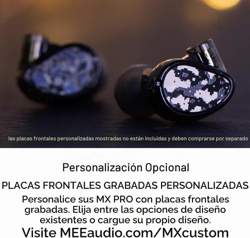 Vista 6 de MEE Professional MX1 PRO Advanced Dynamic Driver Auriculares intrauditivos con sonido equilibrado; auriculares con aislamiento de ruido con cable