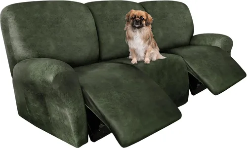 Vista 85 de ANARACHON Fundas para Sillas Reclinables Tipo Cuero, 4 Piezas Funda para Sillón Reclinable Lazy Boy, Protector de Muebles - Funda Suave Lavable