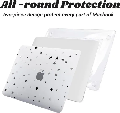Vista 135 de Funda rígida compatible con MacBook Pro de 13 pulgadas 2012 2011 2010 2009 2008 versión A1278 con CD-ROM, funda de plástico para laptop cubierta