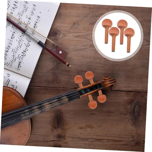 Vista 2 de Toyvian 12 piezas de afinadores de violín suministros de artes y manualidades, accesorios mecánicos, afinador de violín, clip en violín Turner