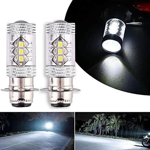 Vista 3 de Bombillas Led superblancas de 80W para faros delanteros de ATVS YFM350 400 450 660 700 Raptor Blaster 200 Banshee 350, mejora de E-riding