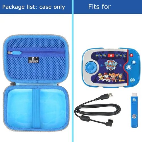 Vista 5 de Tourmate Estuche rígido compatible con Leapfrog para videojuegos de aprendizaje de Paw Patrol, solo funda