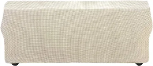 Vista 3 de Home Must Haves Beige 2-Piece Set Slipcover Sofa & Loveseat Cover Protector 4-Way Stretch Elastic