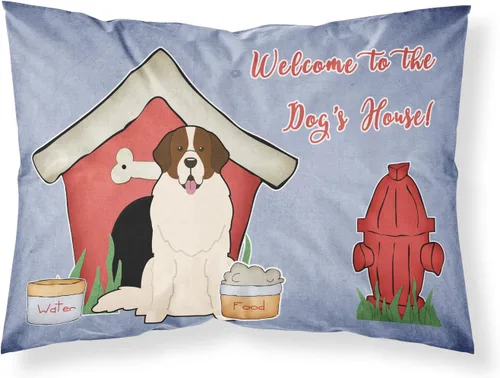 Vista 101 de Caroline's Treasures BB2515PILLOWCASE Between Friends Appenzeller Sennenhund - Funda de almohada de tela estándar, ligera, súper suave, fácil