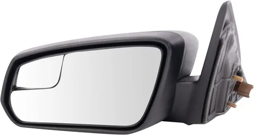 Vista 21 de TRQ Espejo plegable con calefacción eléctrica del lado del conductor con indicador de punto ciego pintura a juego negro liso compatible con Kia