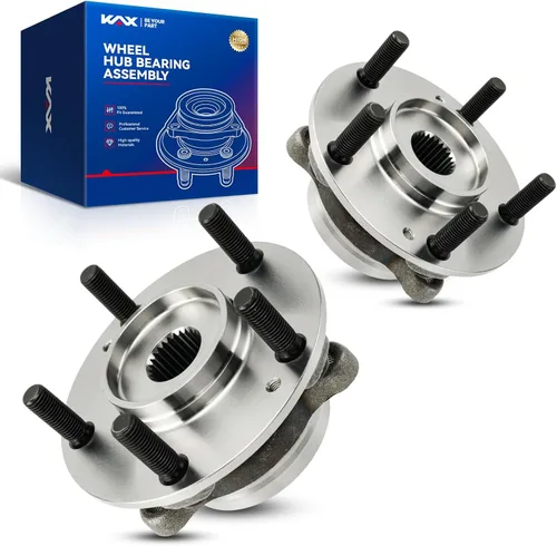 Vista 28 de KAX 510063 Rodamiento de rueda delantera compatible con Toyota Camry 2004-2017, Ford Edge 2007-2014, Toyota Sienna 2004-2010, conjunto de cubo