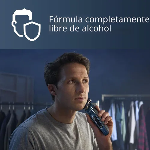 Vista 6 de Cartucho de limpieza Norelco Philips Quick Clean Pod, limpieza fácil de tu afeitadora eléctrica, fórmula libre de alcohol y amigable con la piel, 2