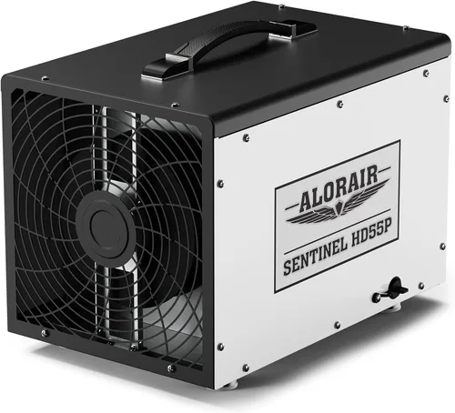 Vista 9 de ALORAIR Deshumidificador de 120 pintas Crawlspace con bomba, Sentinel HD55P Negro