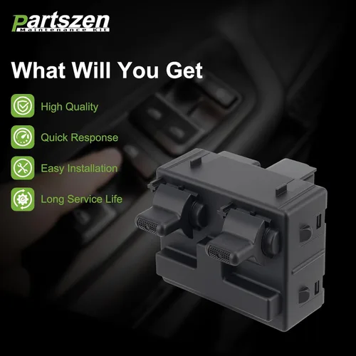 Vista 3 de 4602675AA Interruptor de ventana eléctrica de puerta delantera para Jeep Wrangler 2 puertas 2007 2008 2009 2010