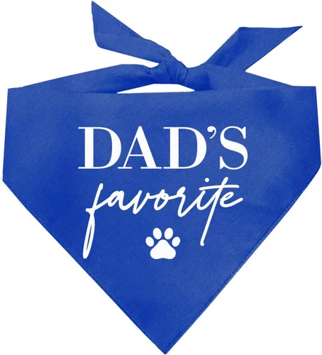 Vista 5 de Bandana para perro favorita del día del padre (colores surtidos)