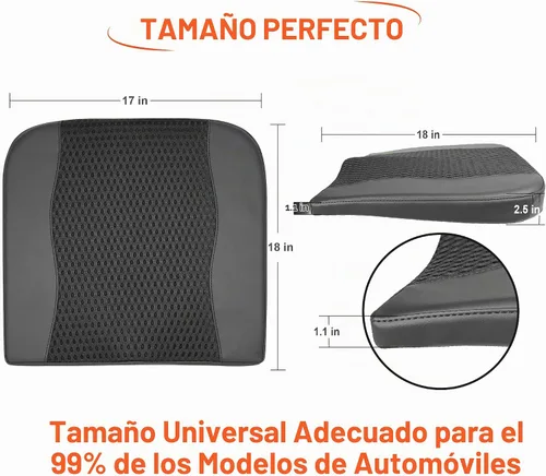 Vista 7 de Lofty Aim Cojín de asiento de automóvil, cómodos cojines de espuma viscoelástica para conducir, alivio del dolor de ciática y espalda baja, almohada