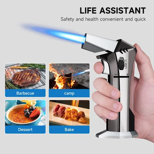 Vista 4 de Antorcha de cocina para cocinar con llama ajustable