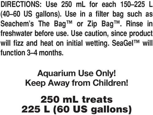 Vista 2 de Seachem Seagel 8.5 fl oz