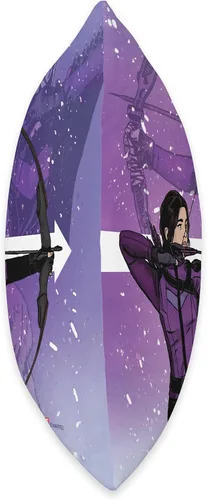 Vista 2 de Marvel Hawkeye Clint Barton Kate Bishop Archers - Almohada de 16.0 x 16.0 in, multicolor