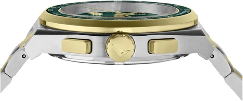 Vista 2 de Salvatore Ferragamo Reloj deportivo Ferragamo 1898 SFUI00421 para hombre color verde Dos tonos Ferragamo 1898