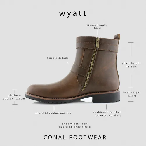 Vista 2 de Polar Fox Wyatt MPX608005 - Botas de motocicleta para hombre, estilo casual
