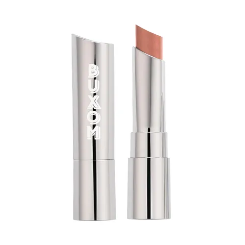 Vista 11 de Buxom Lápiz labial satinado completo, formulado con ácido hialurónico y cera de girasol, lápiz labial cremoso hidratante, acabado satinado, ligero