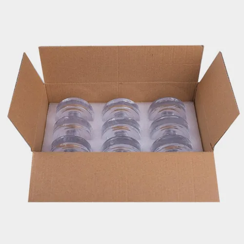 Vista 4 de Luxshiny Kit de decapado Pesos de fermentación de vidrio con asas ranuradas, tapas de fermentación pesada para tarro de boca ancha universal Kit