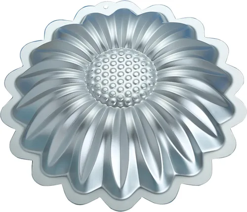 Vista 2 de Molde para pastel de flores de sol de 10 pulgadas
