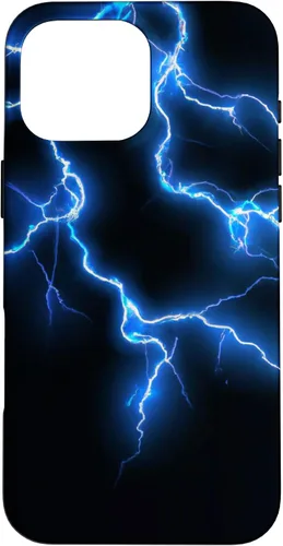 Vista 19 de Blue Lightning Storm Funda para iPhone 17