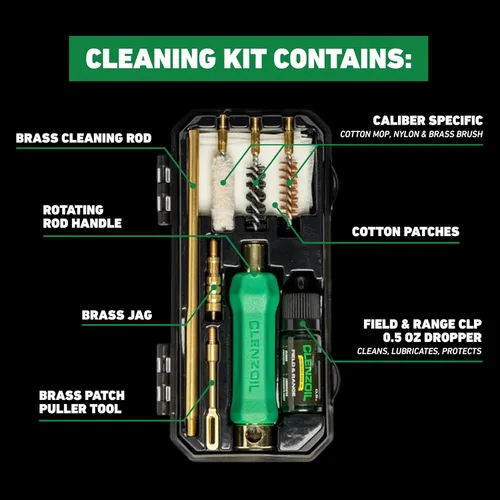 Vista 3 de CLENZOIL Field & Range Pistol Basics Cleaning Kit Complete Handgun Cleaning Set