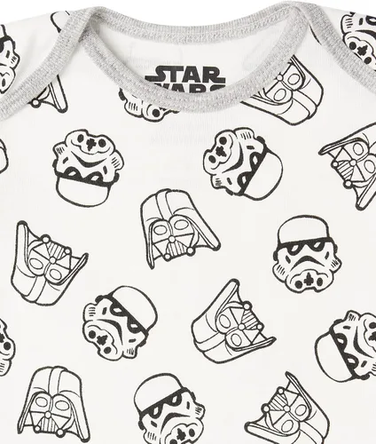 Vista 3 de Tienda Essentials Disney Marvel Star Wars Princess Unisex Babies' 6-Piece Outfit Set, Pack of 6