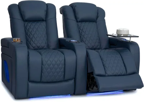 Vista 21 de Seatcraft Virtuoso 365 - Asiento de cine en casa (3 unidades), color ébano