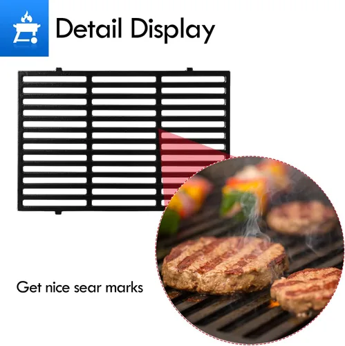 Vista 5 de Piezas de repuesto para rejillas Weber Spirit 300 Series Grill Grate Spirit E-310 E-330 S-315 Spirit II E-310 Plata B/C Oro B/C Spirit 700 Rejilla