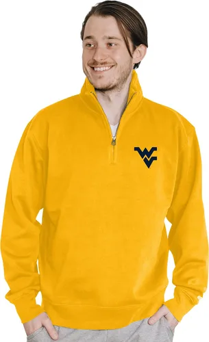 Vista 167 de Blue 84 Sudadera con cremallera de un cuarto para hombre de la NCAA
