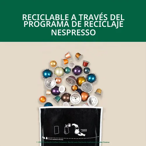 Vista 7 de Starbucks by Nespresso Cápsulas de café para máquinas Nespresso Vertuo - Rubia Espresso ASEADO - 50 CUENTA