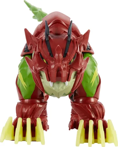 Vista 6 de Masters of the Universe Figura de acción de gato de batalla con movimiento de ataque de poder y silla de montar, personaje de juguete coleccionable
