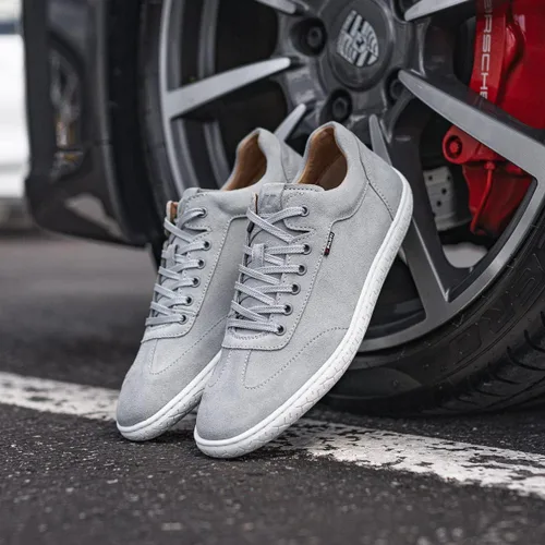 Vista 34 de Piloti Zapatos de conducción para hombre, zapatos deportivos de gamuza italiana Shift para hombre
