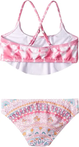 Vista 2 de Billabong Juego de medallón de locura para niñas (niños pequeñosniños grandes) rosa tahiti 10 (niños grandes), Tahití rosadodo