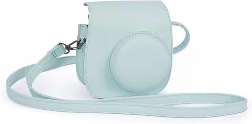 Vista 10 de Instant Mini 12 Funda Protectora para Cámara para Fujifilm Instax Mini 12/11, Funda de Cámara de Cuero PU Premium con Bolsillo y Correa Removible