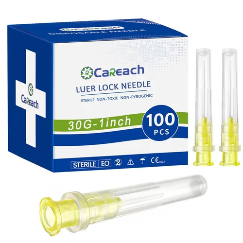 Vista 14 de 100 piezas 18 g 1 pulgada Aguja para Accesorios de Laboratorio Industrial, Medición y Relleno de Tintas Rellenar tintas, envueltas individualmente