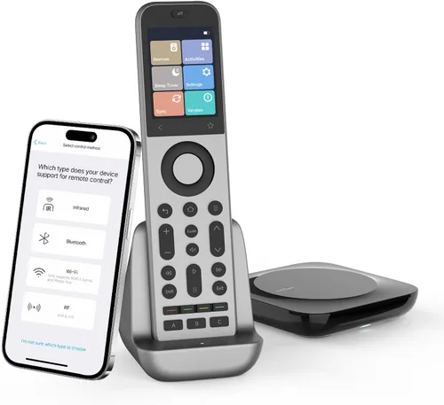 Vista 9 de SofaBaton Control remoto universal X2 con pantalla táctil, concentrador y aplicación, control remoto universal todo en uno con base de carga