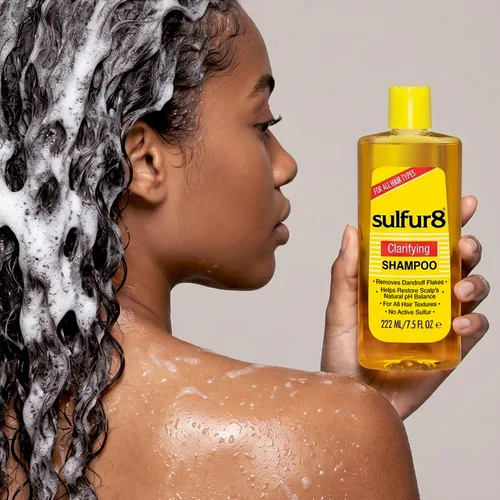 Vista 4 de Sulfur8 Champú aclarante anticaspa para el cuidado del cabello y el cuero cabelludo, 7.5 onzas + acondicionador de 2 onzas Duo – Control medicado